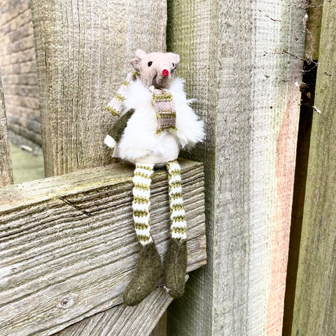 Fabric Mouse with long legs