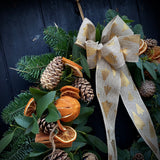 Orange and Cinnamon Christmas Door Wreath
