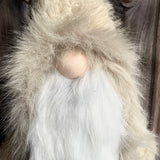 White Gonk with a beige fur coat