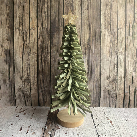 Small Green Felt Christmas Tree