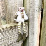 Fabric Mouse with long legs