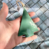 Green Enamel Christmas Tree