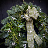 Green Eucalyptus Christmas Door Wreath