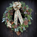 Pines and Needles Christmas Door Wreath