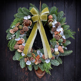 Pines and Eucalyptus Christmas Door Wreath