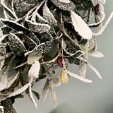 Frosted Olive Leaf Wreath