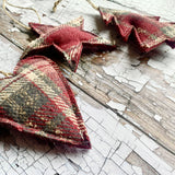 Tartan Christmas Hanging Decorations