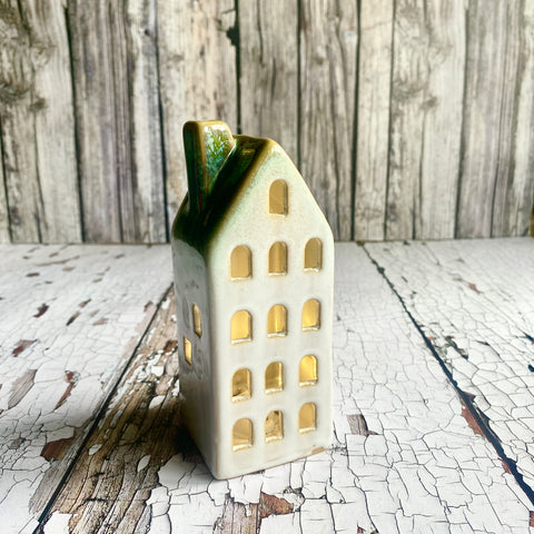 Porcelain Tall Light Up House