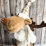 White Jumper Sitting Reindeer