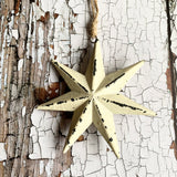 rustic wooden star tree decoration