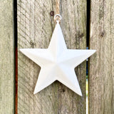 white enamel star