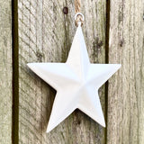 White Enamel Star