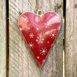 red hanging heart