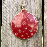 red metal bauble