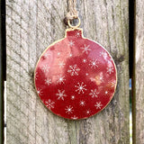 red metal bauble