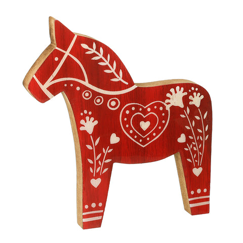 red festive horse