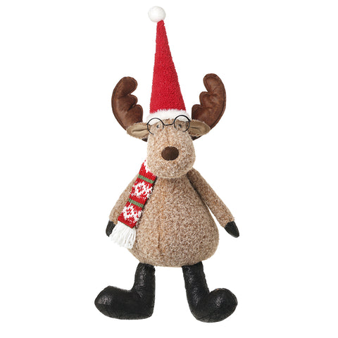 festive moose in glasses