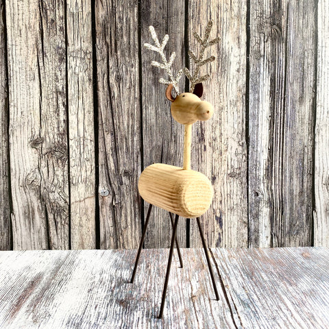 wooden Christmas deer