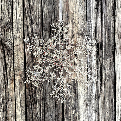 Christmas snowflake tree decoration
