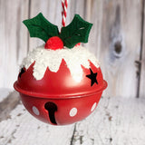 Christmas Pudding Bell Decorations
