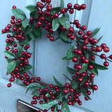 Red Berries Door Wreath