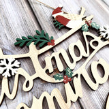 Christmas is Coming Hanging Sign
