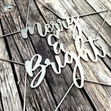 Merry and Bright Star Hanging Sign