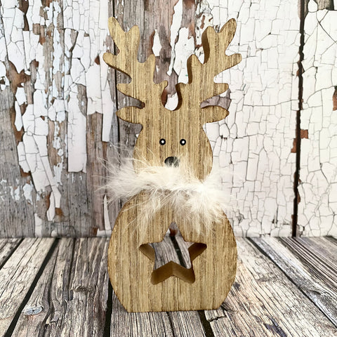 wooden Christmas reindeer